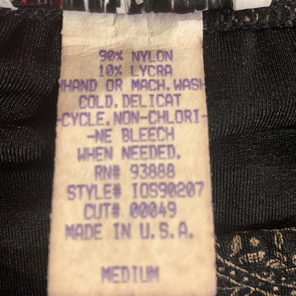 Black with brown design skirt - Picture 7 of 7